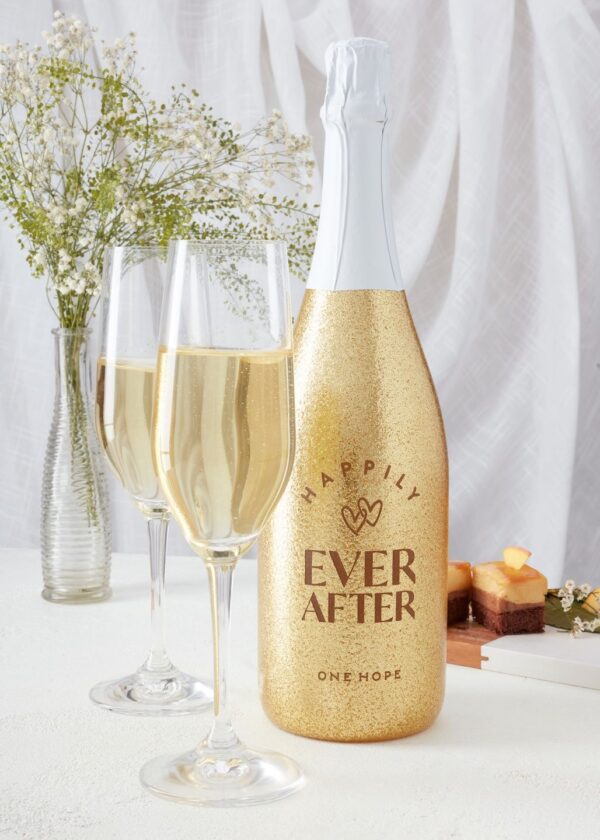 ONEHOPE "Happily Ever After" Shimmer Wine Bottle